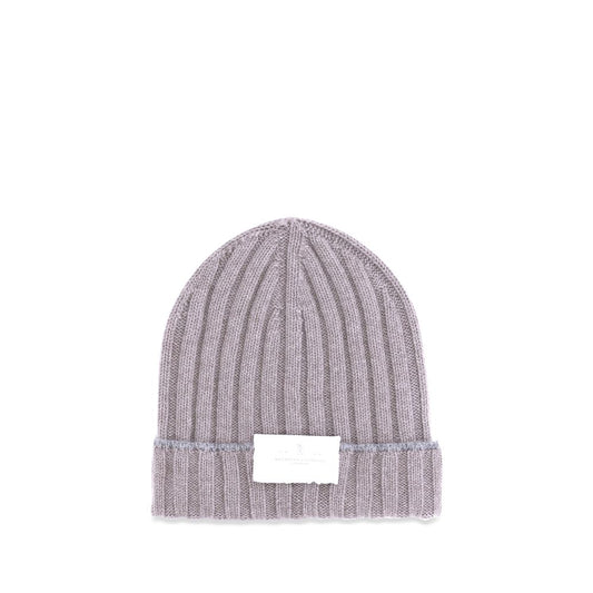 Brunello Cucinelli Beige Cashmere Beanie Brunello Cucinelli