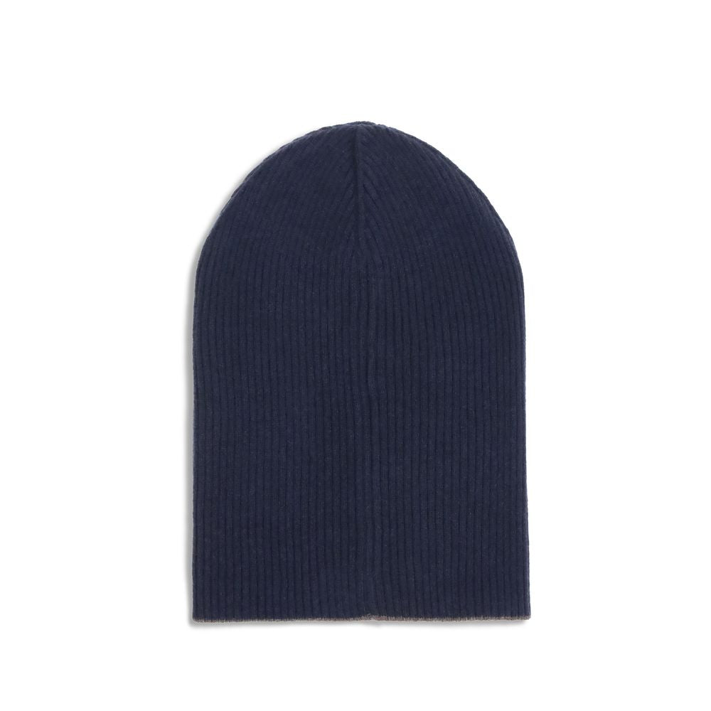 Brunello Cucinelli Black Cashmere Beanie Brunello Cucinelli