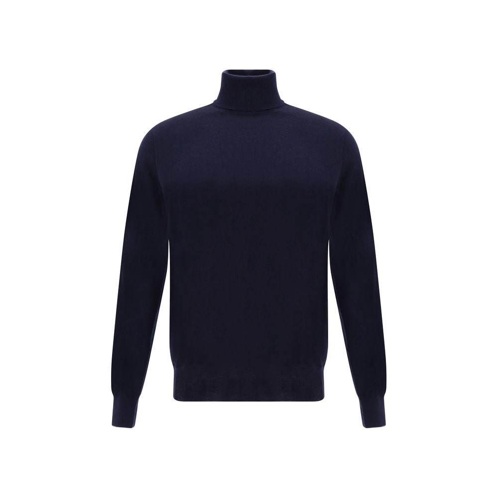 Brunello Cucinelli Blue Cashmere Cashmere Sweater Brunello Cucinelli