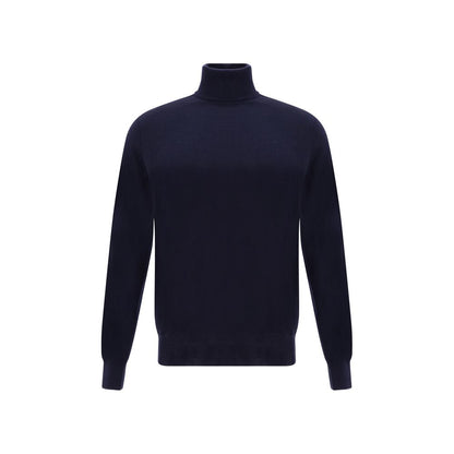 Brunello Cucinelli Blue Cashmere Cashmere Sweater Brunello Cucinelli