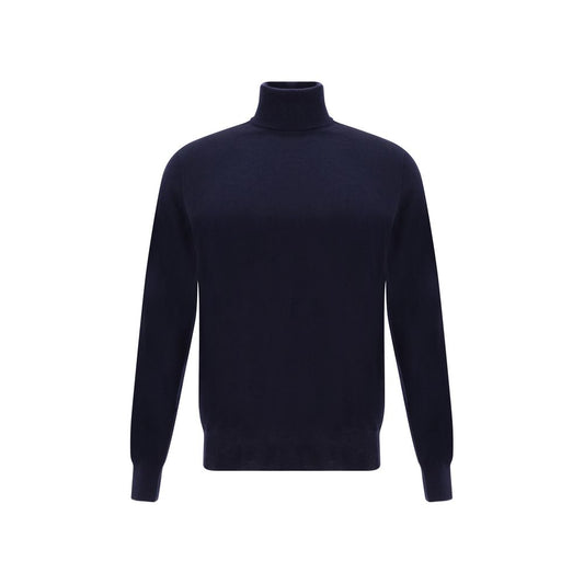 Brunello Cucinelli Blue Cashmere Cashmere Sweater Brunello Cucinelli