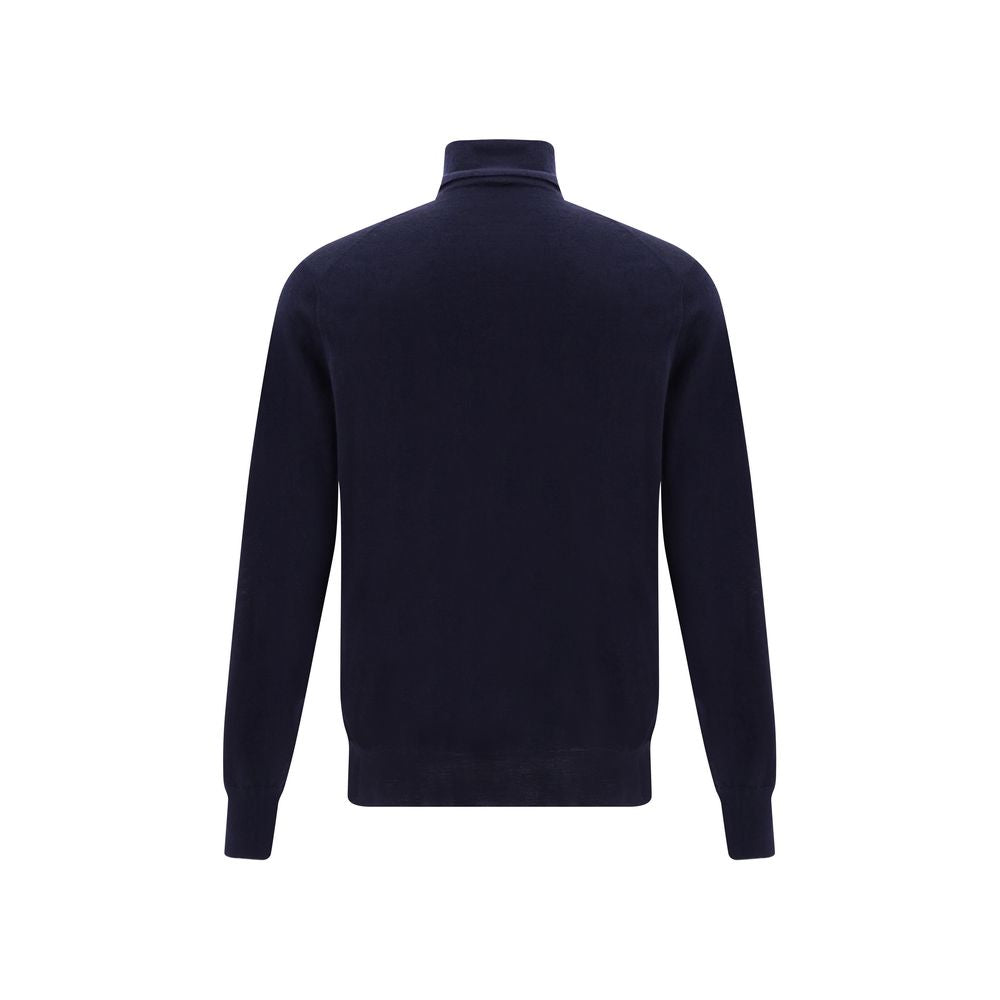 Brunello Cucinelli Blue Cashmere Cashmere Sweater Brunello Cucinelli