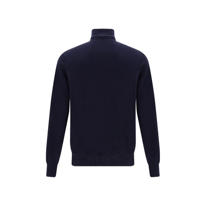 Brunello Cucinelli Blue Cashmere Cashmere Sweater Brunello Cucinelli