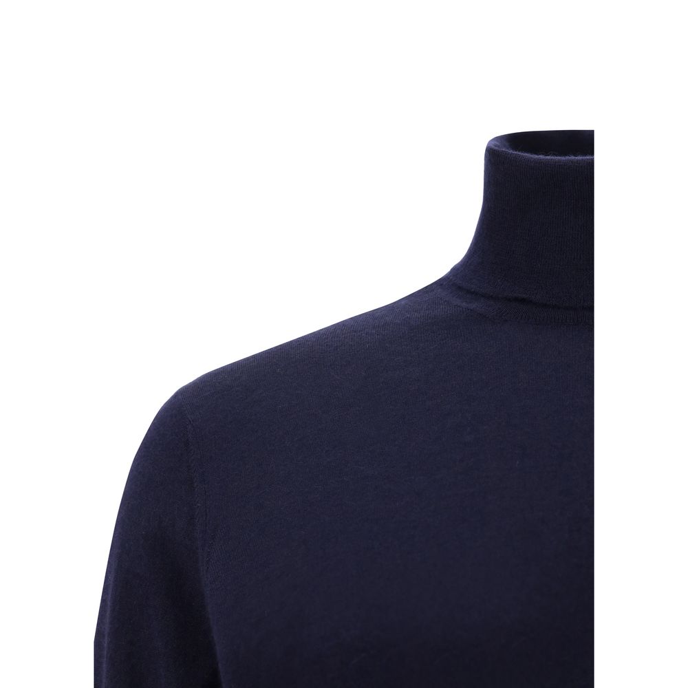 Brunello Cucinelli Blue Cashmere Cashmere Sweater Brunello Cucinelli