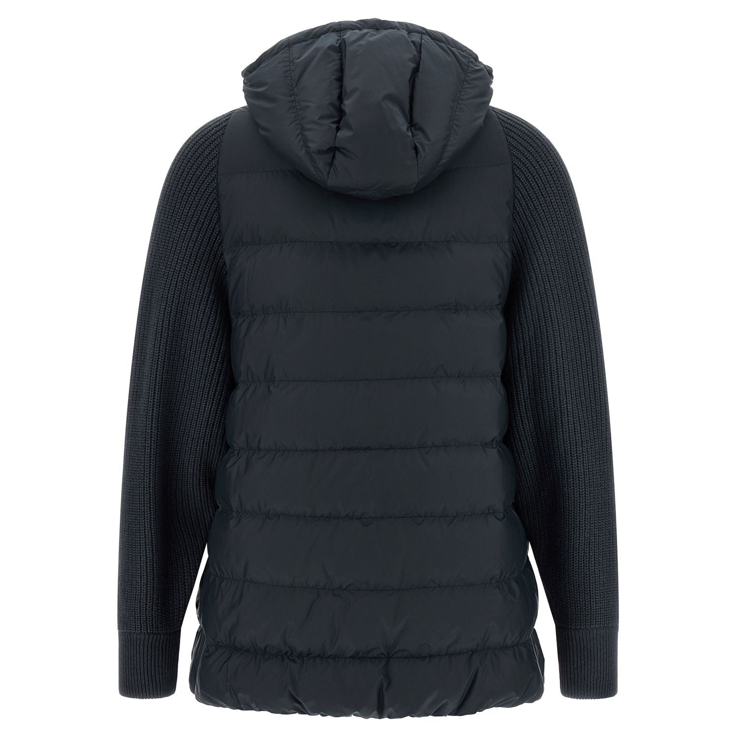Brunello Cucinelli Blue Polyester Full-Length Jacket