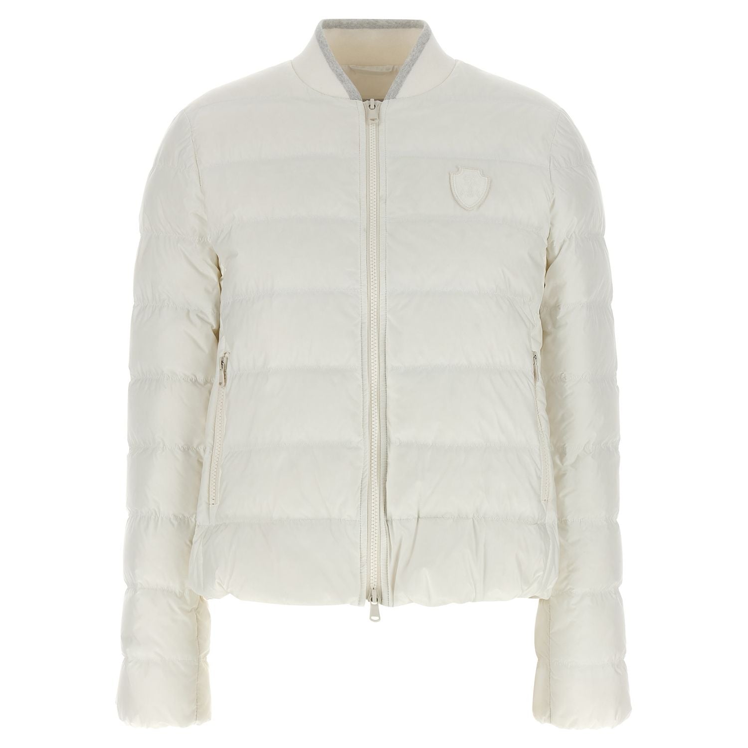 Brunello Cucinelli White Polyester Full-Length Jacket
