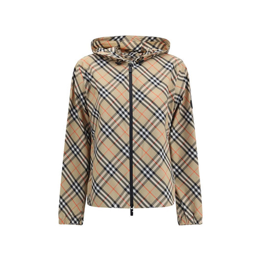 Burberry Beige Polyester Shell Jacket Burberry