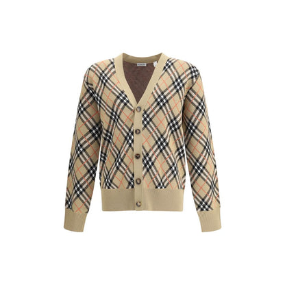 Burberry Beige Wool Cardigan Burberry