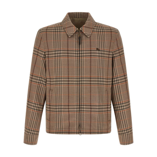 Burberry Beige Wool Shell Jacket