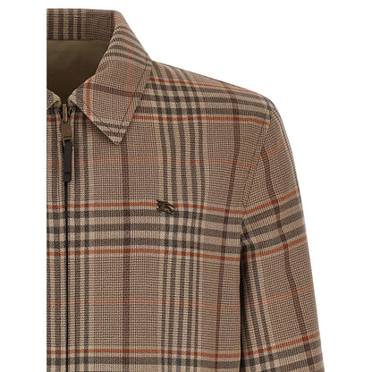 Burberry Beige Wool Shell Jacket