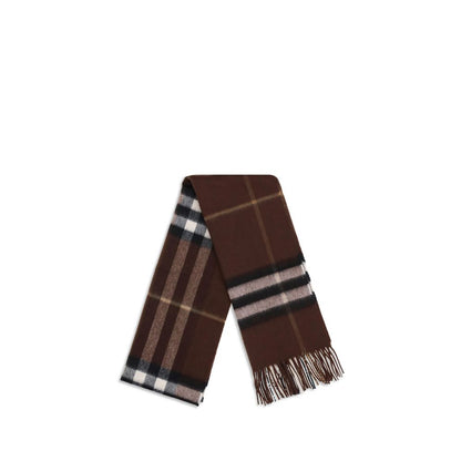 Burberry Brown Cashmere Scarf Burberry