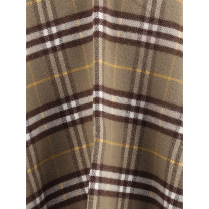 Burberry Brown Wool Coat Burberry
