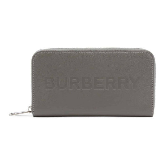 Burberry Leather Wallets in Grey Burberry