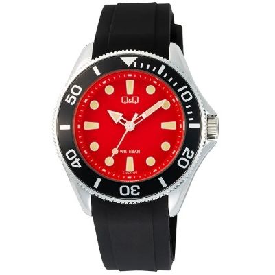 Q&Q Mod. GENT DIVER BLACK WATCHES