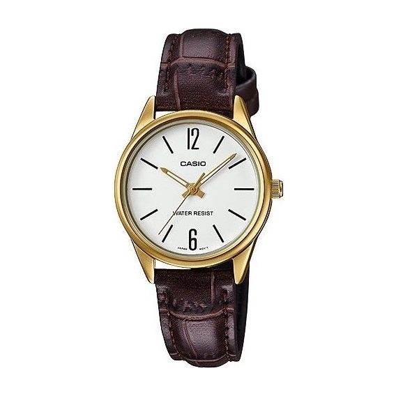 CASIO COLLECTION Mod. 3H LADY LEATHER - WHITE WATCHES