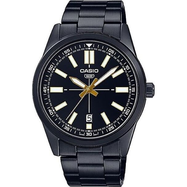 CASIO COLLECTION Mod. CASUAL DATE - FULL BLACK WATCHES