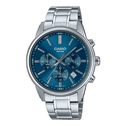CASIO COLLECTION Mod. CHRONO DATE - BLUE WATCHES