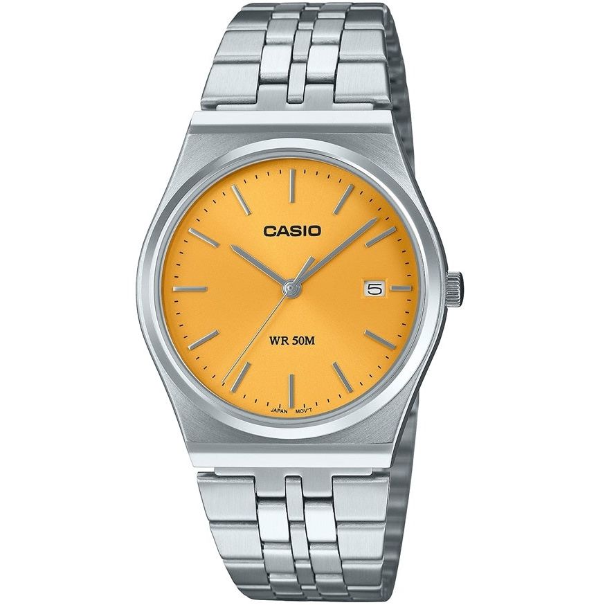 CASIO COLLECTION Mod. DATE - OCHER YELLOW WATCHES