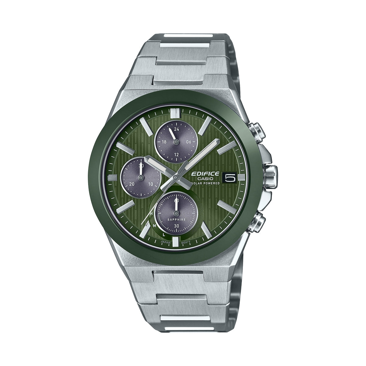 CASIO EDIFICE Mod. SOLAR POWERED CHRONOGRAPH - GREEN WATCHES
