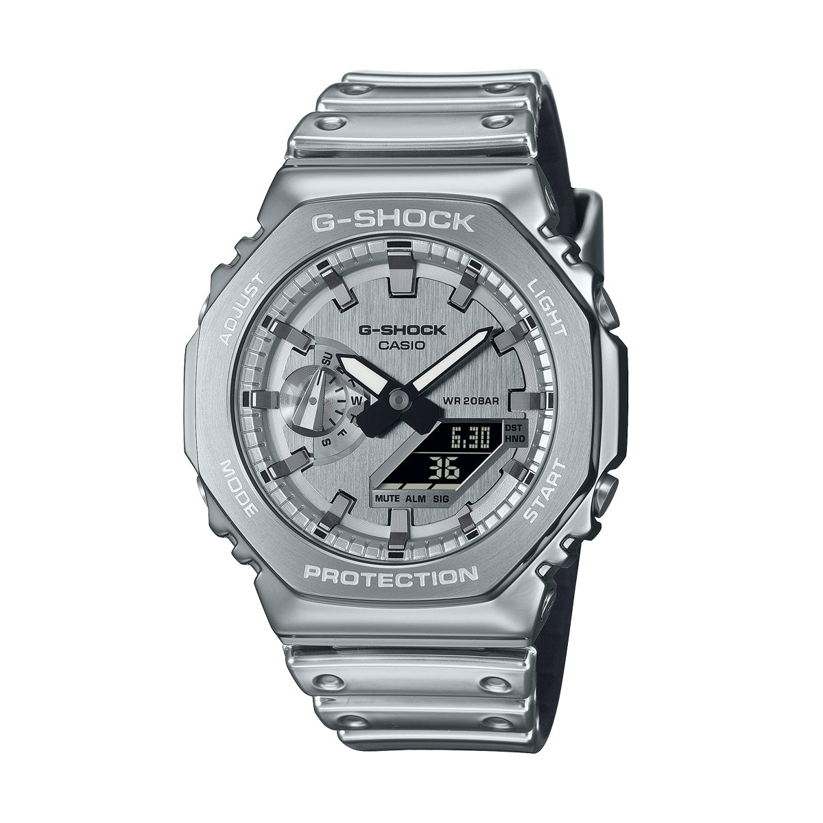 CASIO G-SHOCK Mod. G-STEEL - FINE METALLIC SERIES - SILVER