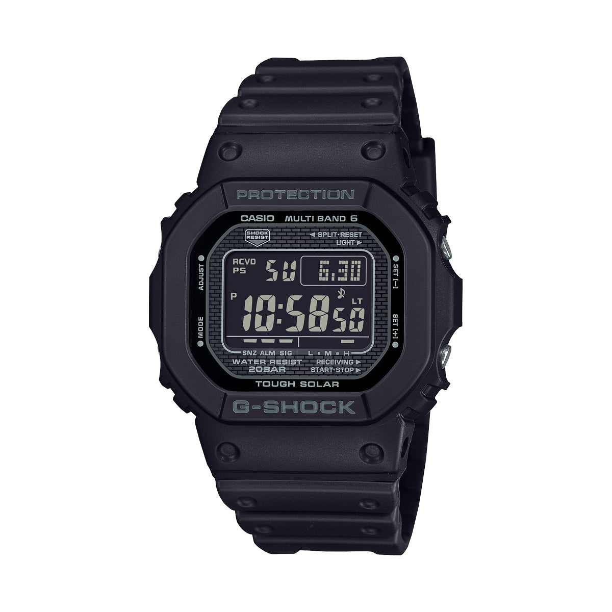 CASIO G-SHOCK Mod. THE NEW ORIGIN Multiband 6 - TOUGH SOLAR - FULL BLACK WATCHES