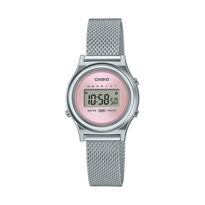 CASIO VINTAGE Mod. MINI COLLECTION SLIM - ANTIQUE PINK MESH WATCHES