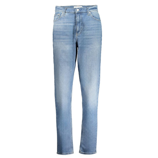 Calvin Klein Azzurro Cotton Women Jeans