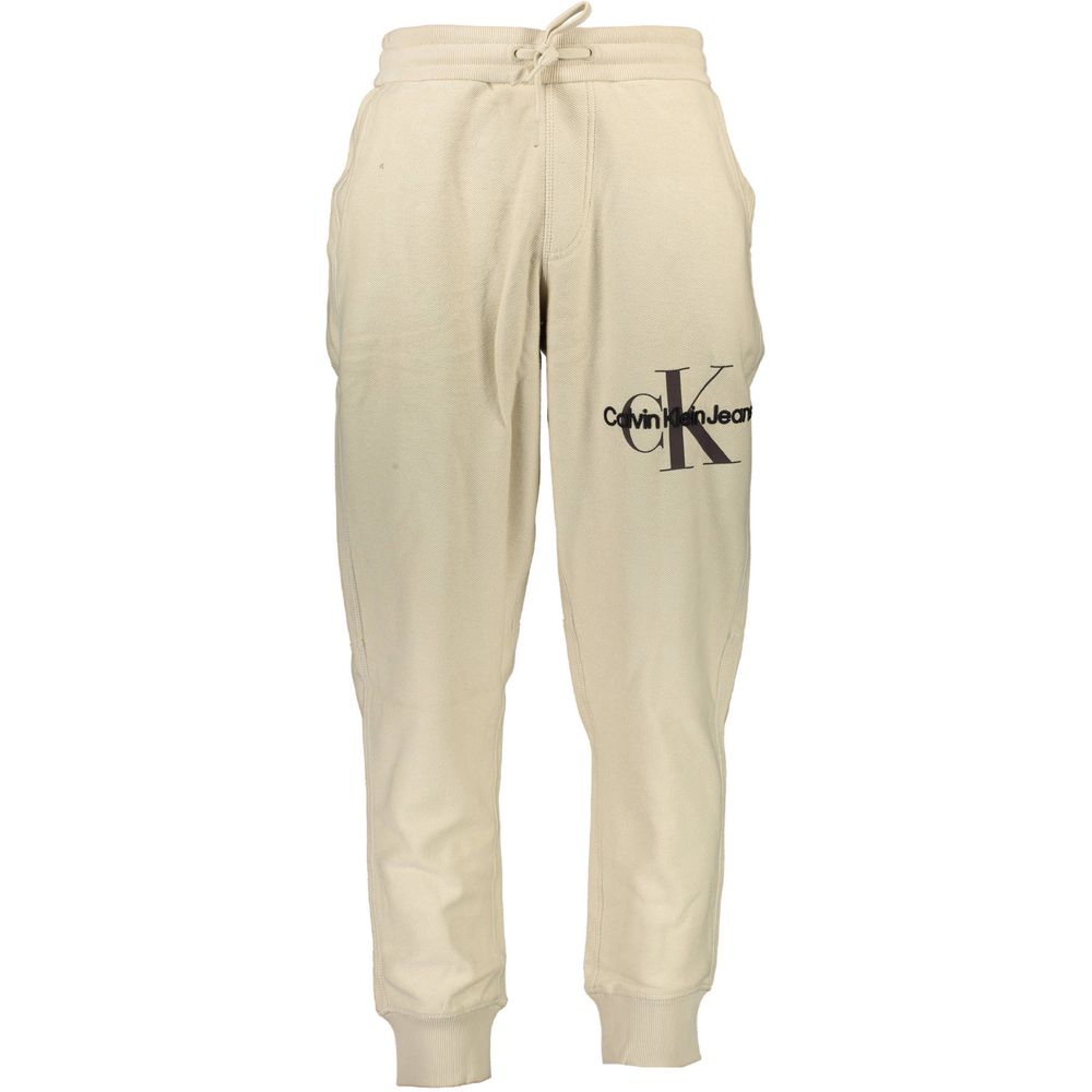 Calvin Klein Beige Cotton Men's Sweatpant