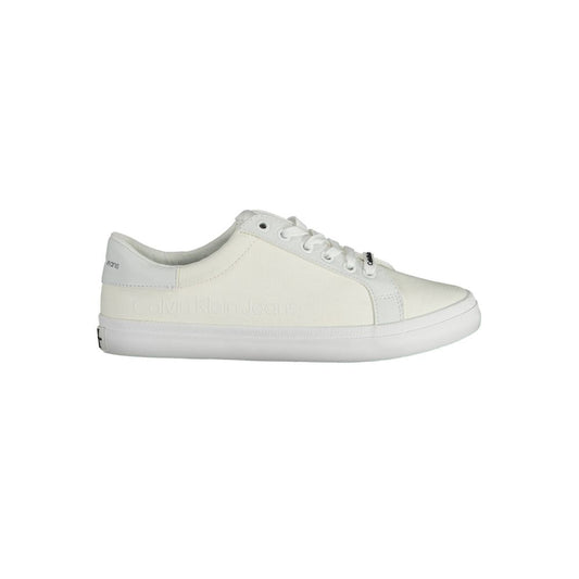 Calvin Klein Bianco Cotton Women Sneaker