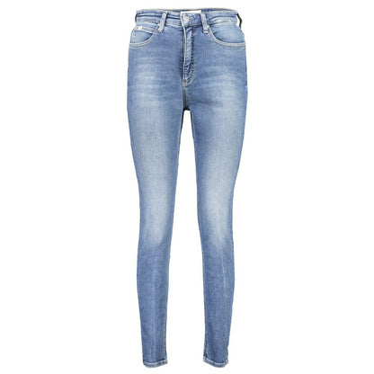 Calvin Klein Blu Cotton Women's Skinny Jean