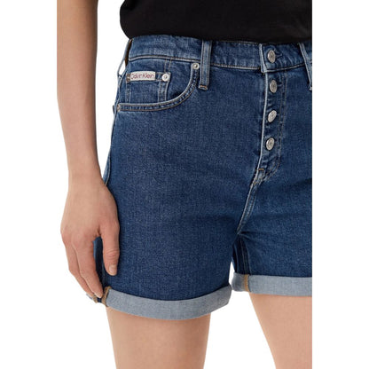 Calvin Klein Jeans Blue Cotton Shorts