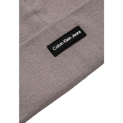 Calvin Klein Jeans Gray Recycled Polyester Cap (Baseball Hat)