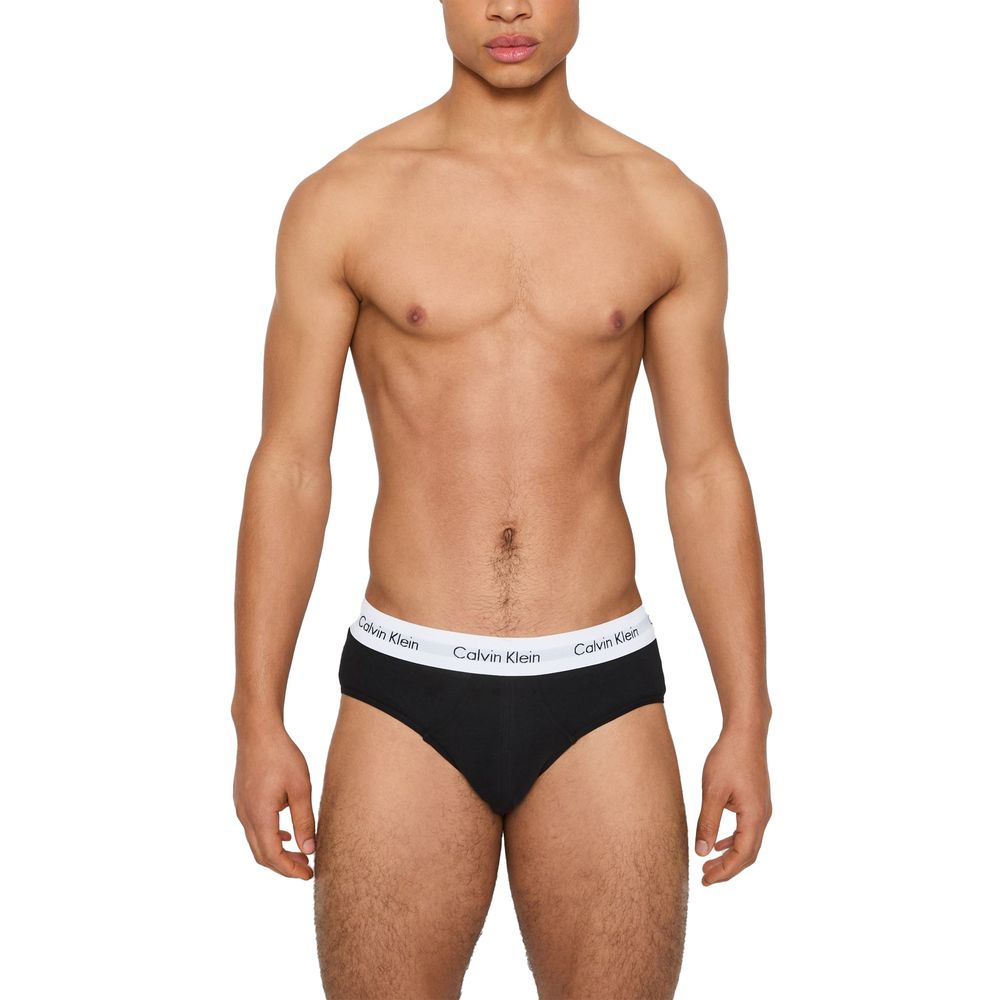 Calvin Klein Underwear Black And White Cotton Briefs