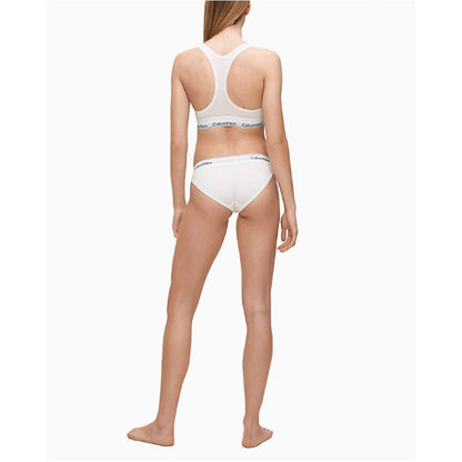 Calvin Klein Underwear White Cotton Pantie Calvin Klein Underwear
