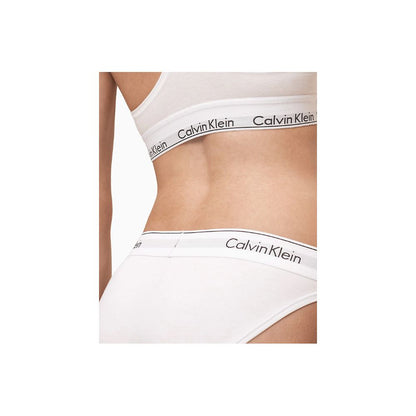 Calvin Klein Underwear White Cotton Pantie Calvin Klein Underwear
