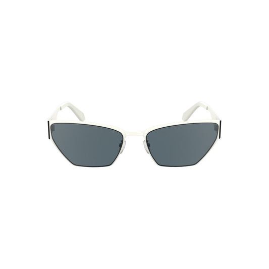 Calvin Klein White Metal Women Sunglass