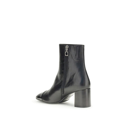 Carel Paris Black Leather Ankle Boots Carel Paris