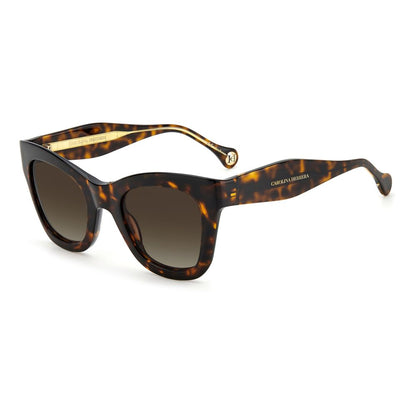 Carolina Herrera Brown Acetate Sunglasses Carolina Herrera