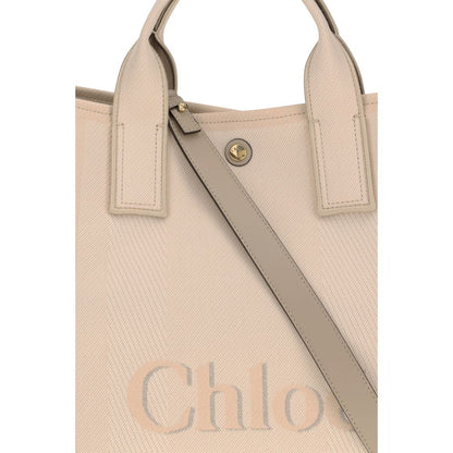 Chloé Beige Cotton Handbag
