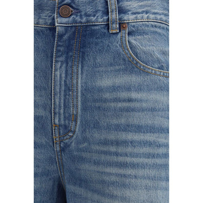 Chloé Blue Cotton Jeans Denim Chloé