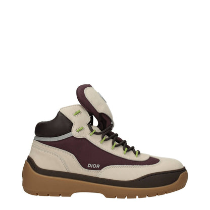 Christian Dior Beige Leather Ankle Boots Christian Dior