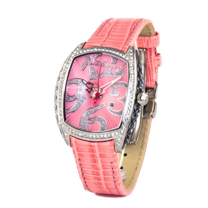 Chronotech Multicolor Leather Dress Watch