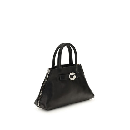 Coperni Black Calf Leather Bos Taurus Shoulder Bag Coperni
