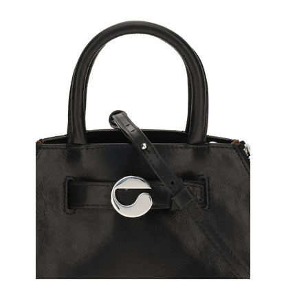 Coperni Black Calf Leather Bos Taurus Shoulder Bag Coperni