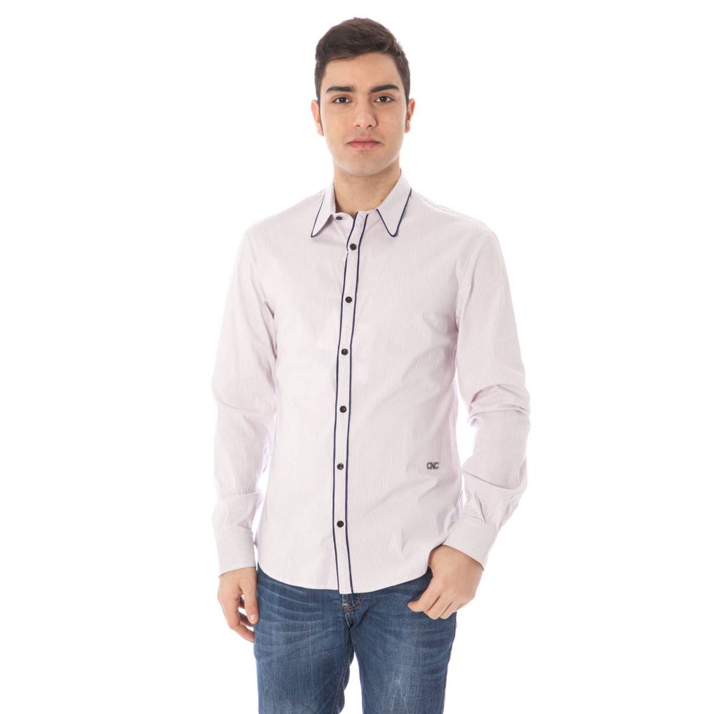 Costume National Rosa Cotton Men Shirt Costume National