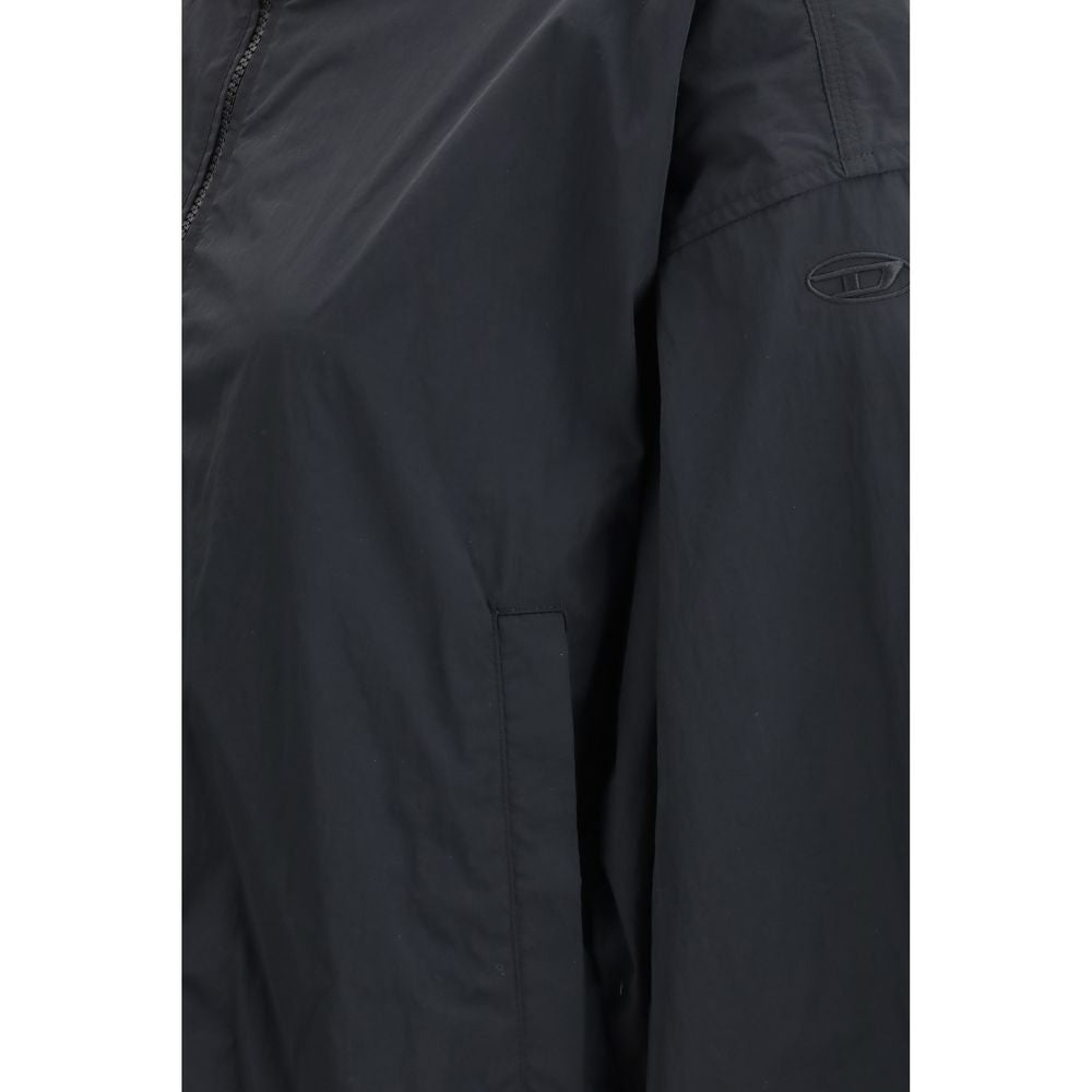 Diesel Black Polyamide Shell Jacket 1728,72470364320,Black,Clothing,Diesel,IT38 | S,IT40 | M,IT42 | L,Jackets & Coats - Clothing,New with tags,Shell Jackets - Jackets & Coats - Clothing,Women