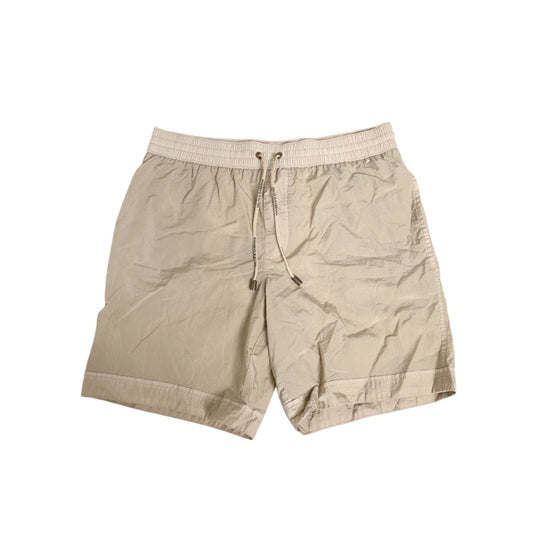 Dolce & Gabbana Beige Nylon Beachwear Men Boxer Short Swimwear Dolce & Gabbana