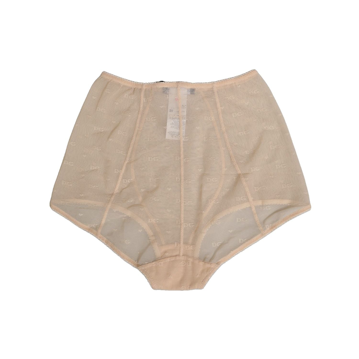 Dolce & Gabbana Beige Nylon High Waist Girdle Panty Underwear