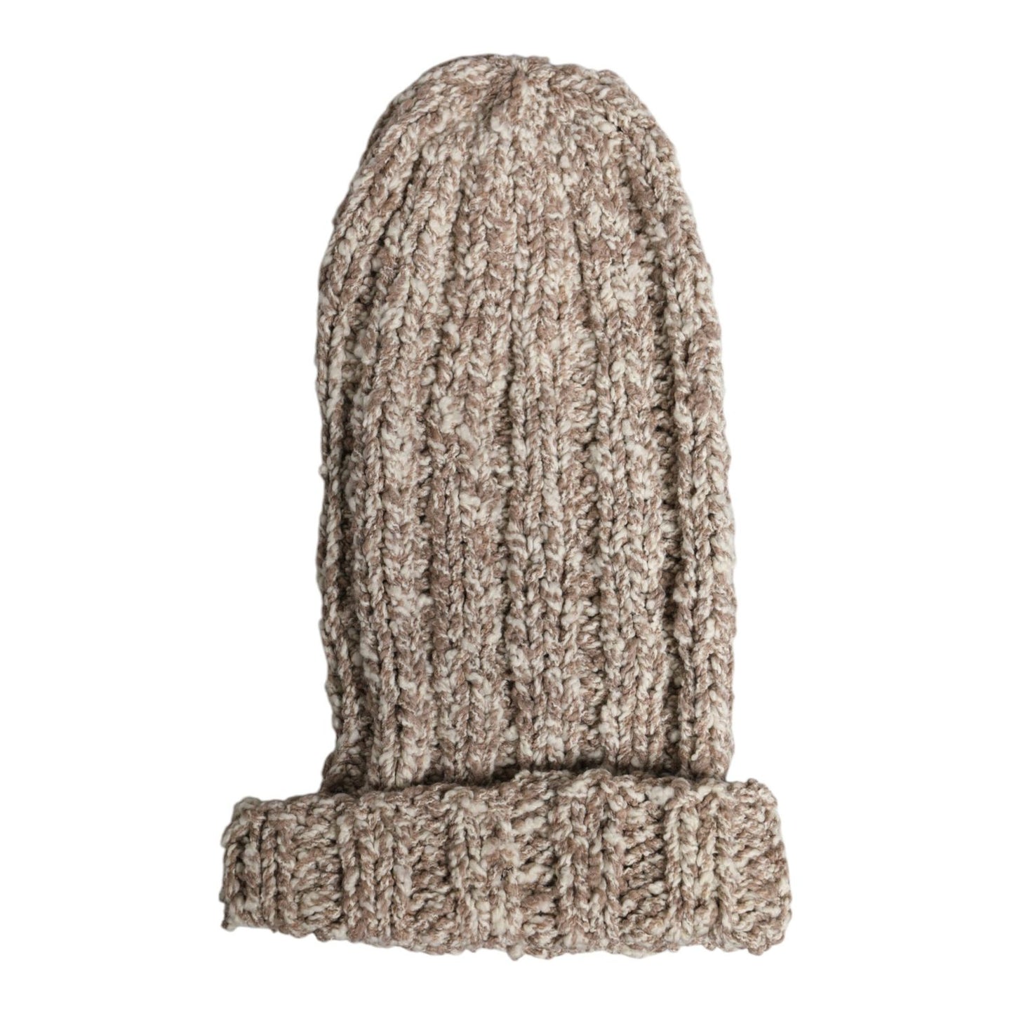 Dolce & Gabbana Beige Wool Knitted Ski Mask Balaclava Hat Dolce & Gabbana