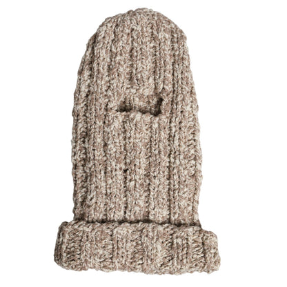 Dolce & Gabbana Beige Wool Knitted Ski Mask Balaclava Hat Dolce & Gabbana